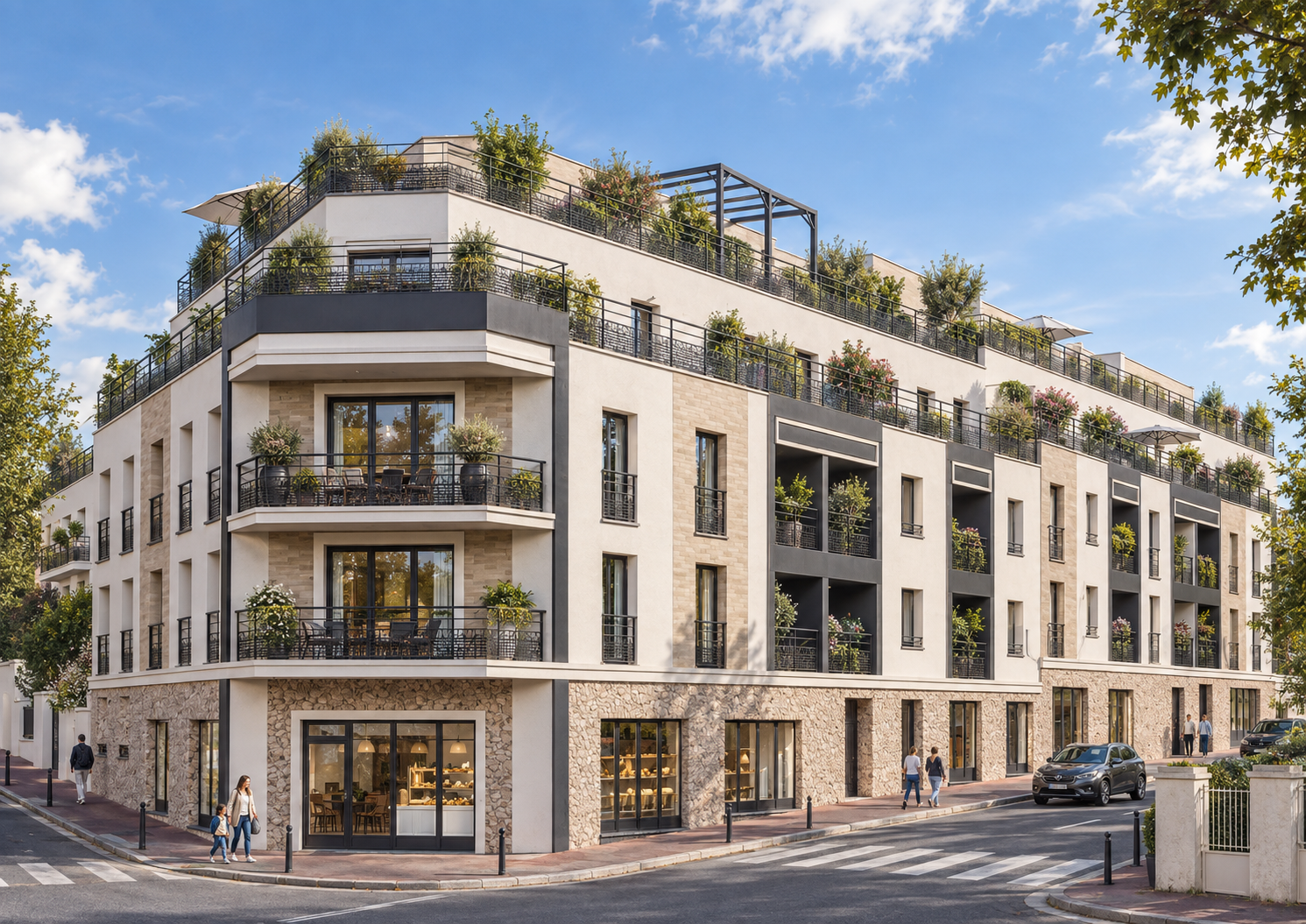 Neuilly-Plaisance   T2 neuf de 40,10 m2 avec loggia